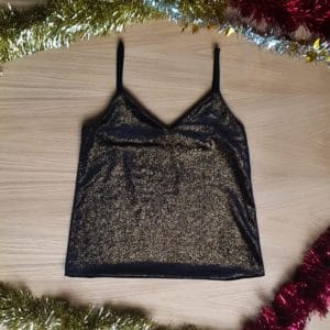 top-paillettes-col-v-noir-et-or